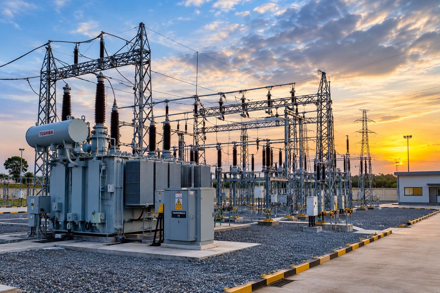Substation infrastructure and power equipment